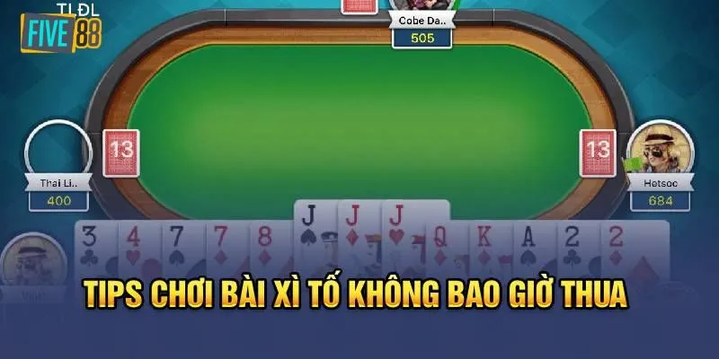 Thứ tự hand bài xì tố